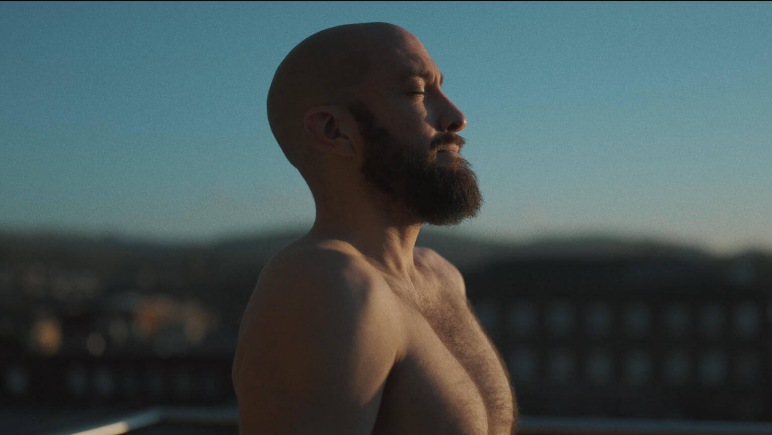 A yoga teacher practicing outdoors Macclesfield